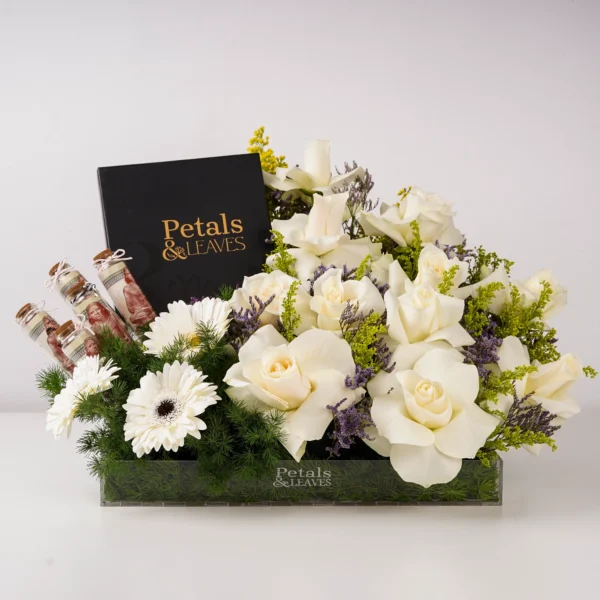 Ivory Eid Flower Arrangement