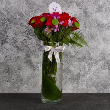 Birthday Wishes Vase Arrangement
