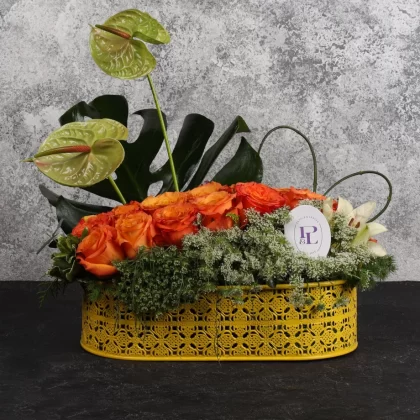 Friendship Signature Flower Basket