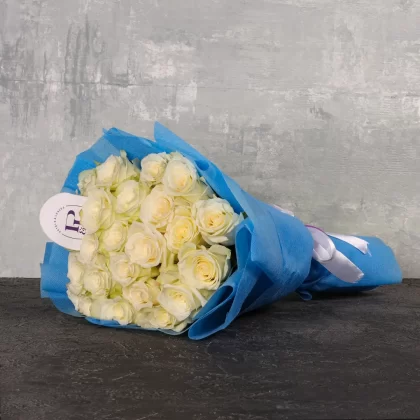 White Roses Pureness Bouquet