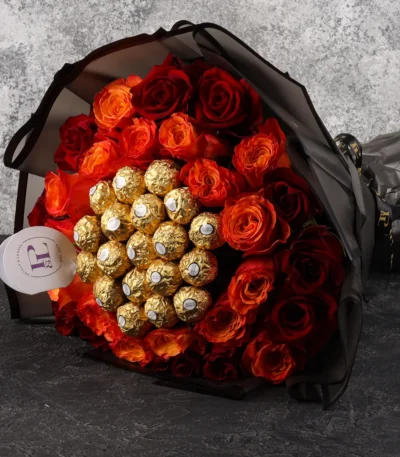 Chocolate Splash Hand Bouquet
