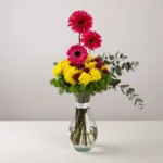 Colorful Confetti Flower Vase Arrangement