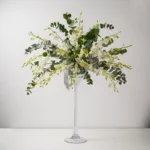 The White Silhouette Flower Vase
