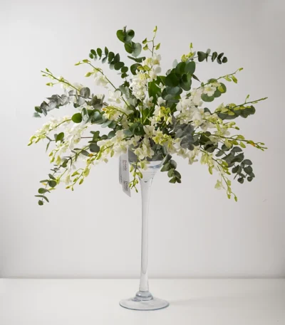 The White Silhouette Flower Vase