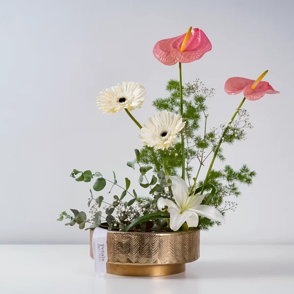 Chic Petal Ensemble Flower Arrangement