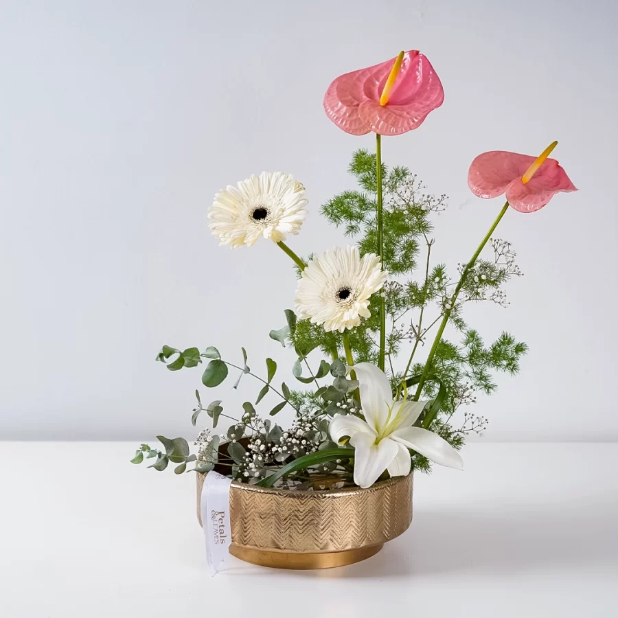 Chic Petal Ensemble Flower Arrangement