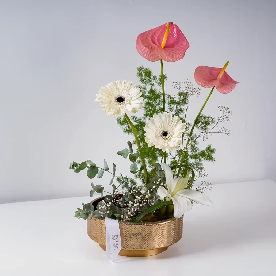 Chic Petal Ensemble Flower Arrangement